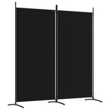 vidaXL Modern Room Divider with Foldable Design, 5-Panel Fabric Divider in White, Privacy Screen for Living Room and Bedroom, 433x180 cm