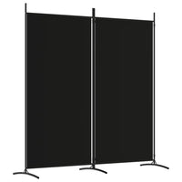 vidaXL Modern Room Divider with Foldable Design, 5-Panel Fabric Divider in White, Privacy Screen for Living Room and Bedroom, 433x180 cm