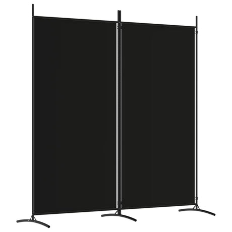 vidaXL Modern Room Divider with Foldable Design, 5-Panel Fabric Divider in White, Privacy Screen for Living Room and Bedroom, 433x180 cm