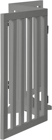 Freestanding Foldable MDF Pet Gate – 3 Sizes, White or Grey