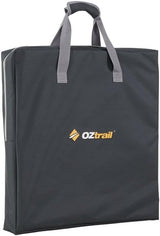 OZtrail Folding Table with Storage, Black/Silver