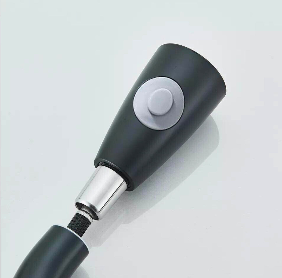 Black 2-Mode Pull-Out Kitchen Mixer Tap – 360° Swivel