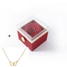 Eternal Rose Box With Necklace