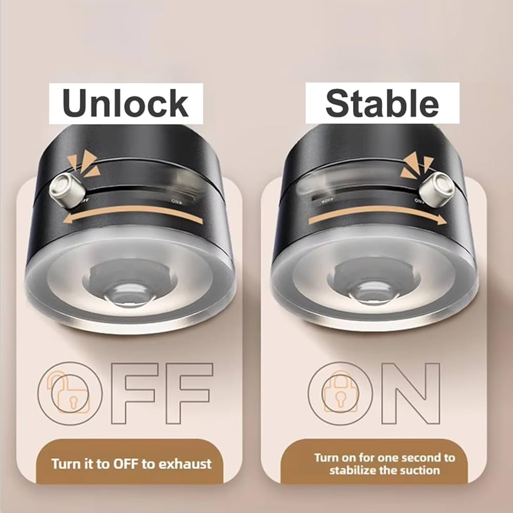 Double-Sided Vacuum & Magnetic Phone Holder – 3 Colours