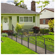 5-Panel Expandable Metal Garden Fence & Pet Barrier