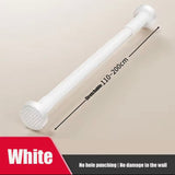 Adjustable Stainless Steel Drying Rack,Telescopic Curtain Rod for Bathroom,No Punch Expandable Pole for Clothes Quilt