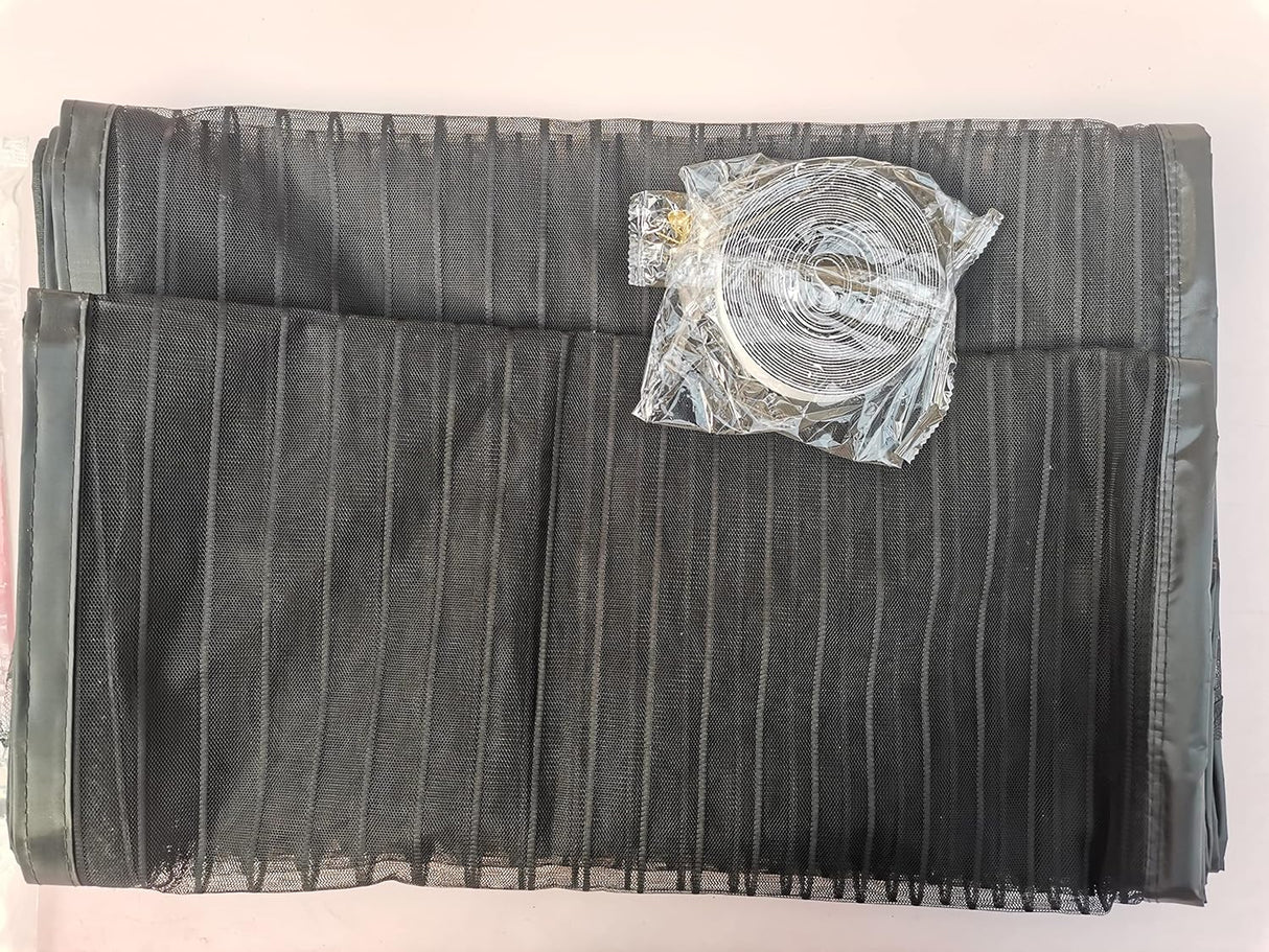 36pcs Strong Magnets Magnetic Door Screen Fly Screen Door Mosquito Nets for Room Door Size 35.43''X82.7''(90x210cm) Full Frame Loop and Hook