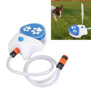 Paw-Activated Outdoor Dog Water Fountain with Hose