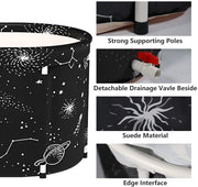Large Foldable Adult Soaking Tub with Cover – 109 cm