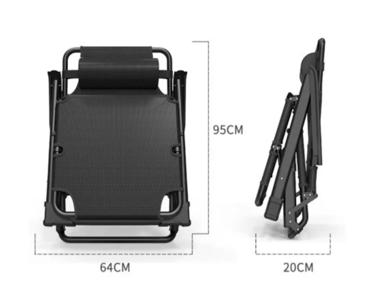 3-in-1 Folding Outdoor Lounger – Up to 150 kg