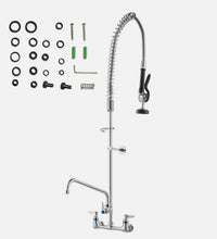 47-Inch Commercial Wall-Mount Pre-Rinse Faucet