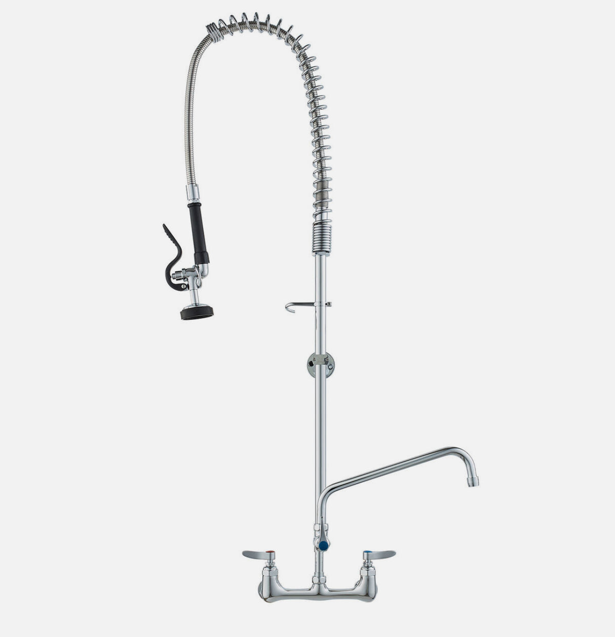 47-Inch Commercial Wall-Mount Pre-Rinse Faucet