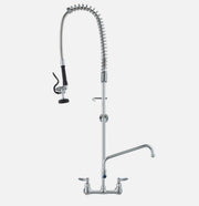 47-Inch Commercial Wall-Mount Pre-Rinse Faucet