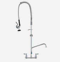 47-Inch Commercial Wall-Mount Pre-Rinse Faucet