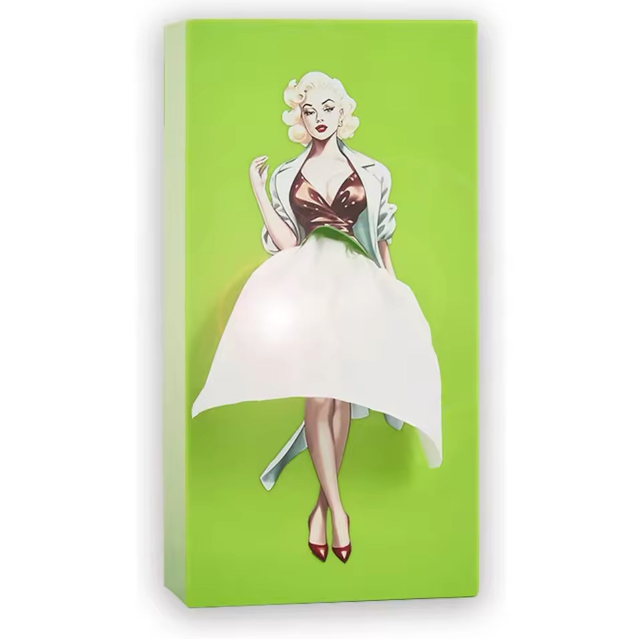 Anime-Girl Puffy-Skirt Tissue Box Cover