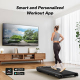 Walking Pad, Under Desk Treadmill for Home & Office, Small Treadmill with Max 3.8MPH 40 dB, 2 in 1 Quiet Portable Mini Treadmill with Remote Control, APP, LED Display
