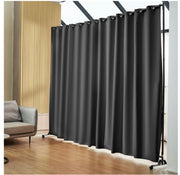 301 × 240 cm Rolling Curtain Room Divider – 2 In-Stock Colours