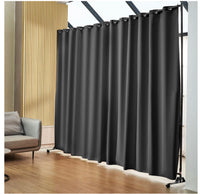 301 × 240 cm Rolling Curtain Room Divider – 2 In-Stock Colours