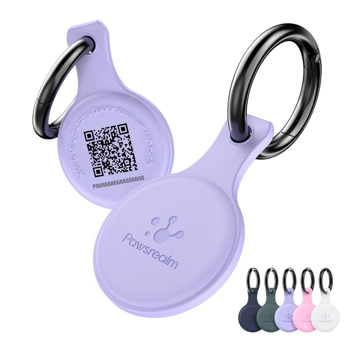 NFC & QR Smart Pet ID Tag – 6 Colours