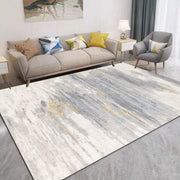 Modern Abstract Washable Short-Pile Area Rug