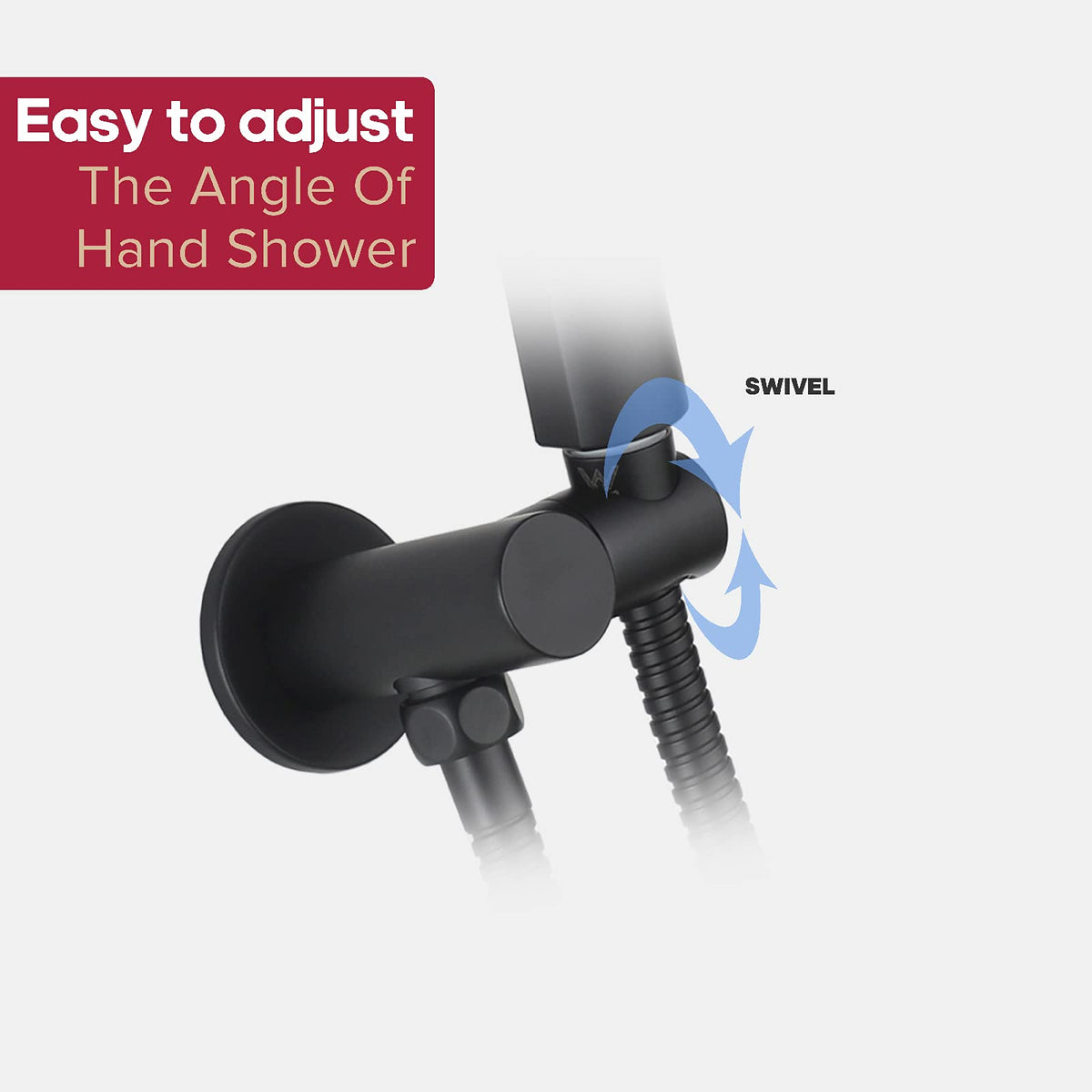130 mm Black 3-Mode Hand Shower Set