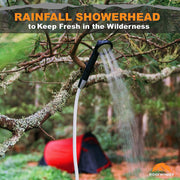 Rechargeable Camping Shower Kit with 10 L Dry Bag