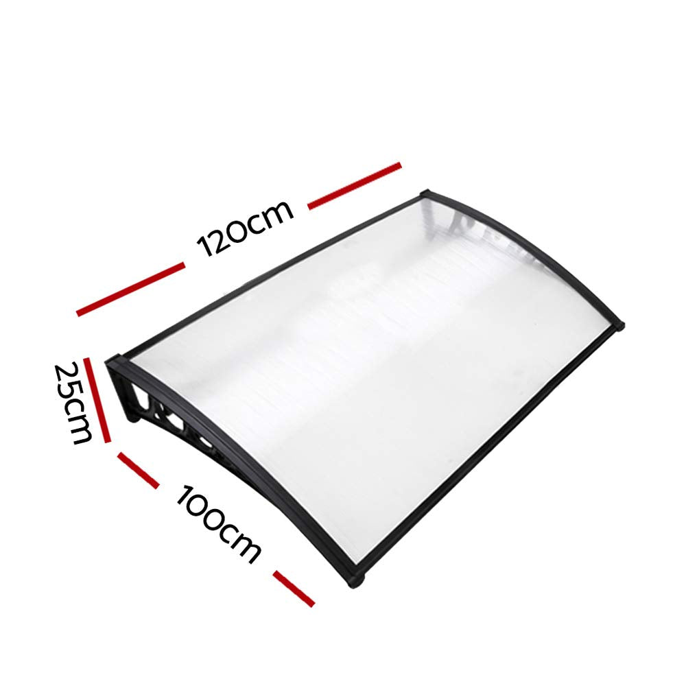 1 × 1.2 m Brown Door & Window Awning