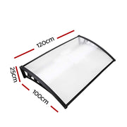 1 × 1.2 m Brown Door & Window Awning