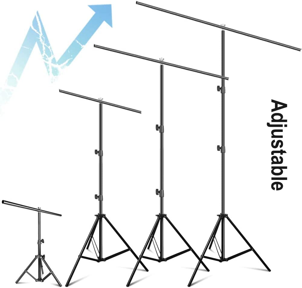 1.8×2.8m Reversible Green & Blue Screen with T-Stand