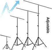 1.8×2.8m Reversible Green & Blue Screen with T-Stand