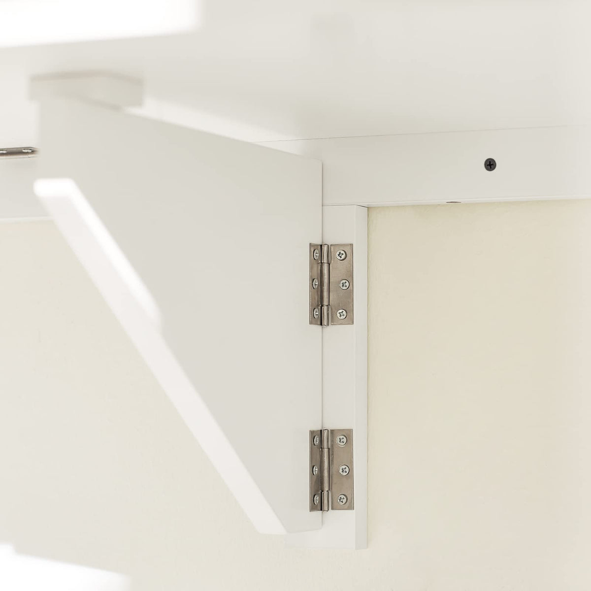 60 × 40 cm White Wall-Mounted Folding Table
