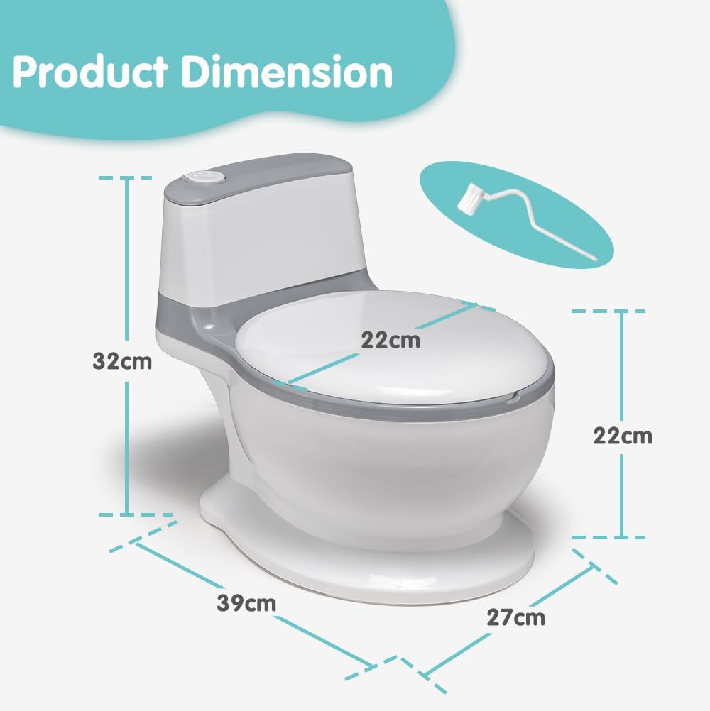 Realistic Children’s Potty Training Chair with Removable Bowl