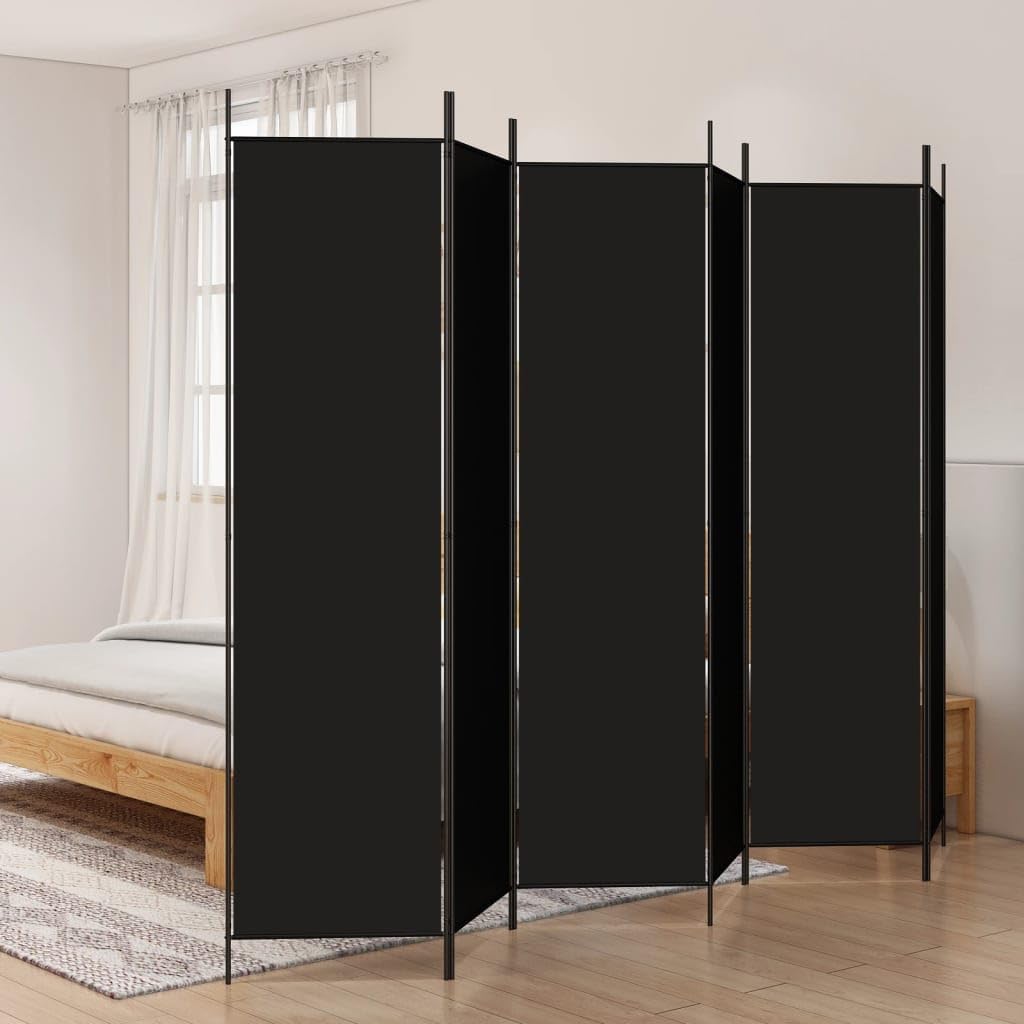 Foldable Fabric Room Divider – 3 to 6 Panels, 14 Options