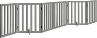 Freestanding Foldable MDF Pet Gate – 3 Sizes, White or Grey