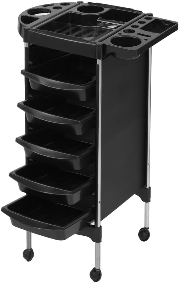 Embellir 6-Tier Mobile Salon Storage Trolley