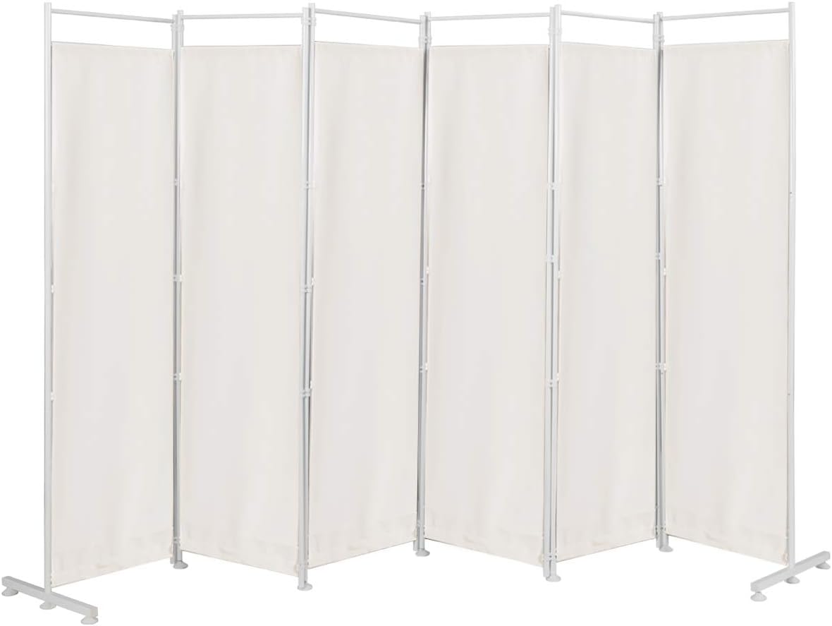 300 × 180 cm 6-Panel Folding Fabric Room Divider – 2 Colours