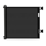 Retractable Safety Gate Baby Gate Dog Gate for Door Stair, Durable Mesh and Rotary Lock Design, 86cm Tall Extends up to 150cm Wide Gate Black Color