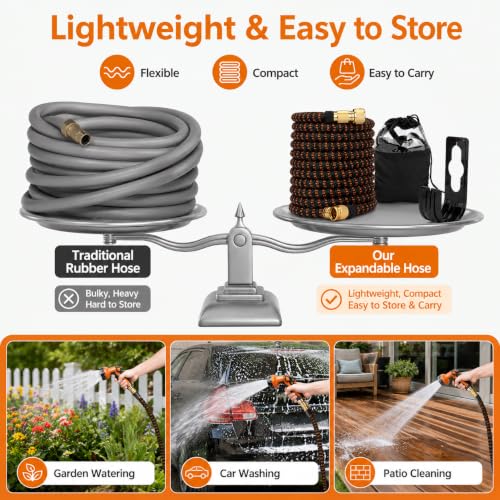 Hose storage bag and hook
