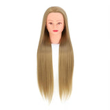 Salon Training Head Hair Hairdressing Wig Practice Styling Mannequin Doll Clamps