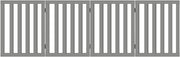 Freestanding Foldable MDF Pet Gate – 3 Sizes, White or Grey