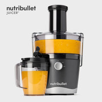 NutriBullet Juicer, Dark Grey, Juicer, High Speed Centrifugal Juicer with 800w Motor, Two Speeds, 1.5L Pulp Basin, 800ml Juice Container (NBJ07100)