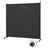 SIMFLAG 6FT Single Panel room divider with Wheels,Rolling Fabric room dividers for Partition privacy screens,Freesting Wall Divider for Home Office,Hospital,(Beige)