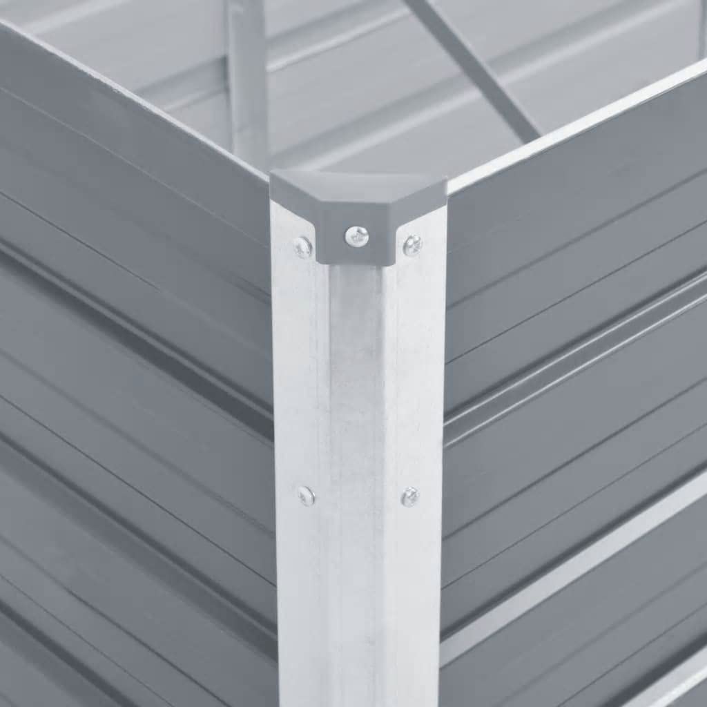 Galvanised-Steel Raised Garden Bed – 13 Size Options