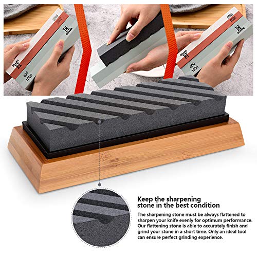 Four-Grit Waterstone Knife-Sharpening Set – 400 to 8000 Grit
