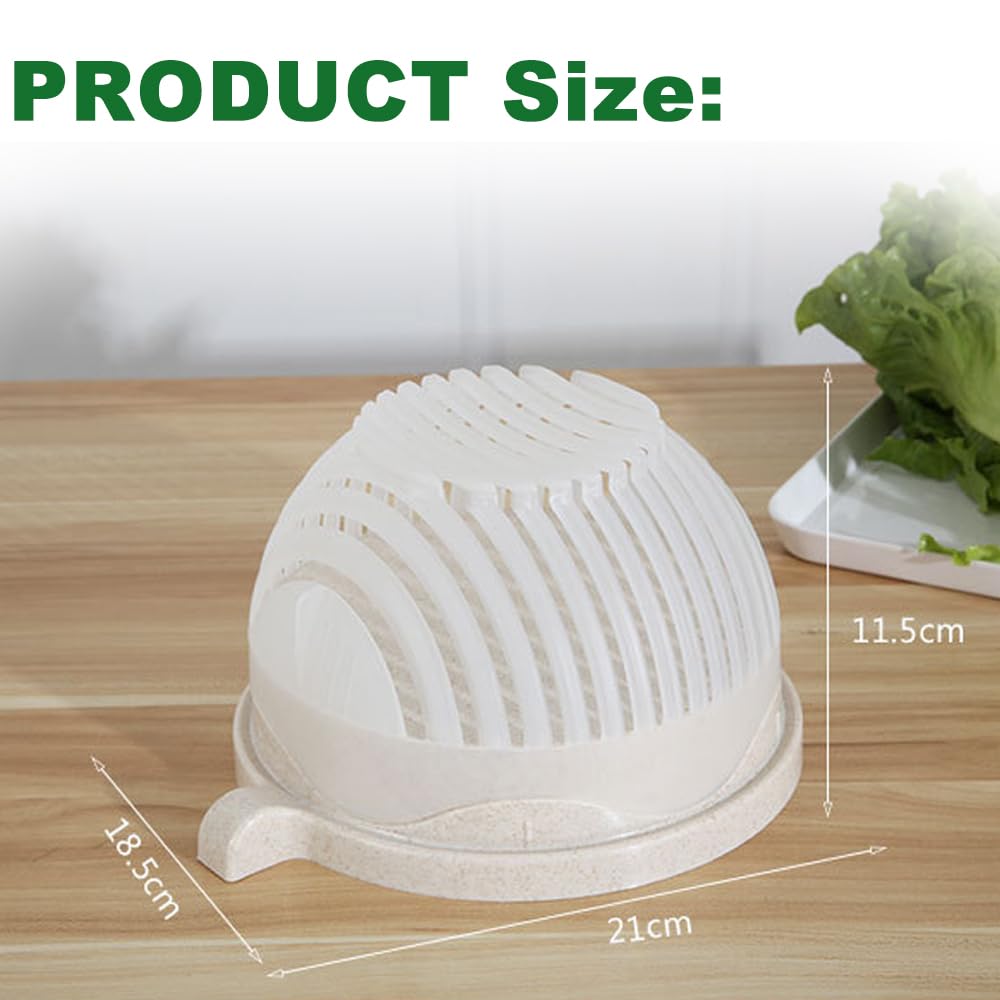 5-in-1 Snap Salad Cutter Bowl