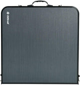 OZtrail Folding Table with Storage, Black/Silver