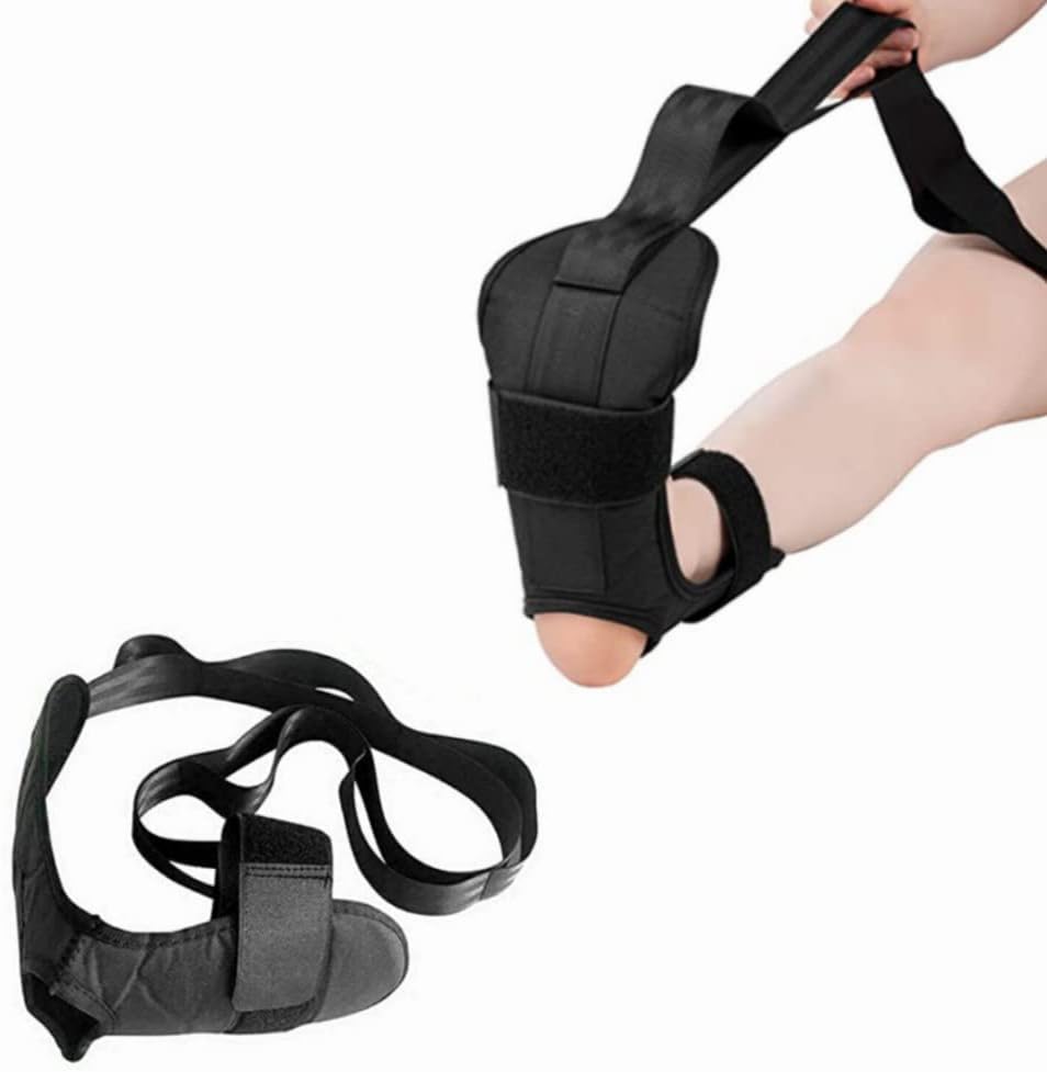 DACUAN Yoga Stretching Strap, Exercise and Leg Lift Straps, Leg and Calf Stretcher Strap with Adjustable loops, Fascia Stretcher For Physical Therapy, Plantar Fasciitis Relief, Pilates, Dance & Gymnastics