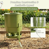 Rust-proof powder-coated metal