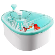 Hand-Press Fruit & Vegetable Washer Spinner with Brush
