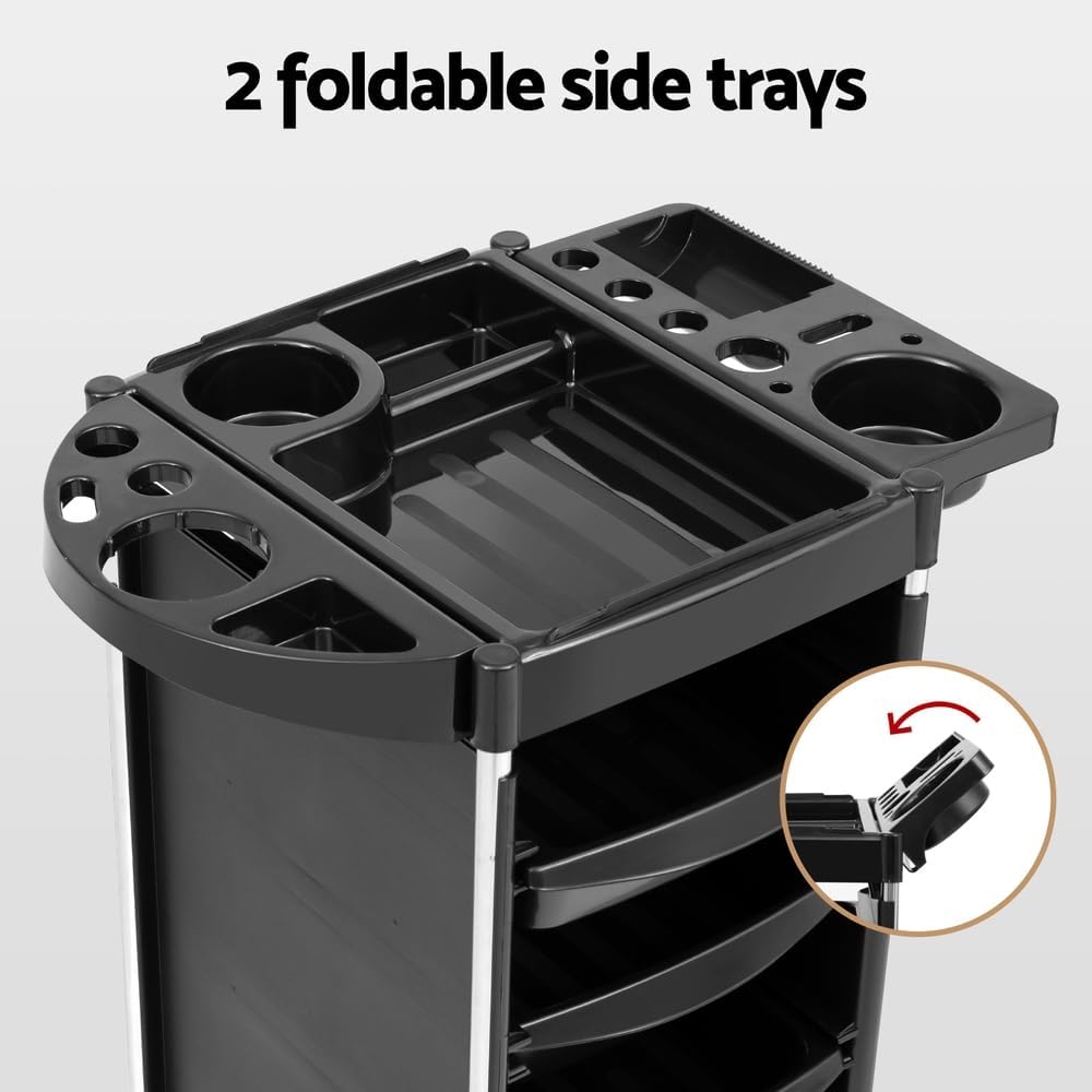 Embellir 6-Tier Mobile Salon Storage Trolley